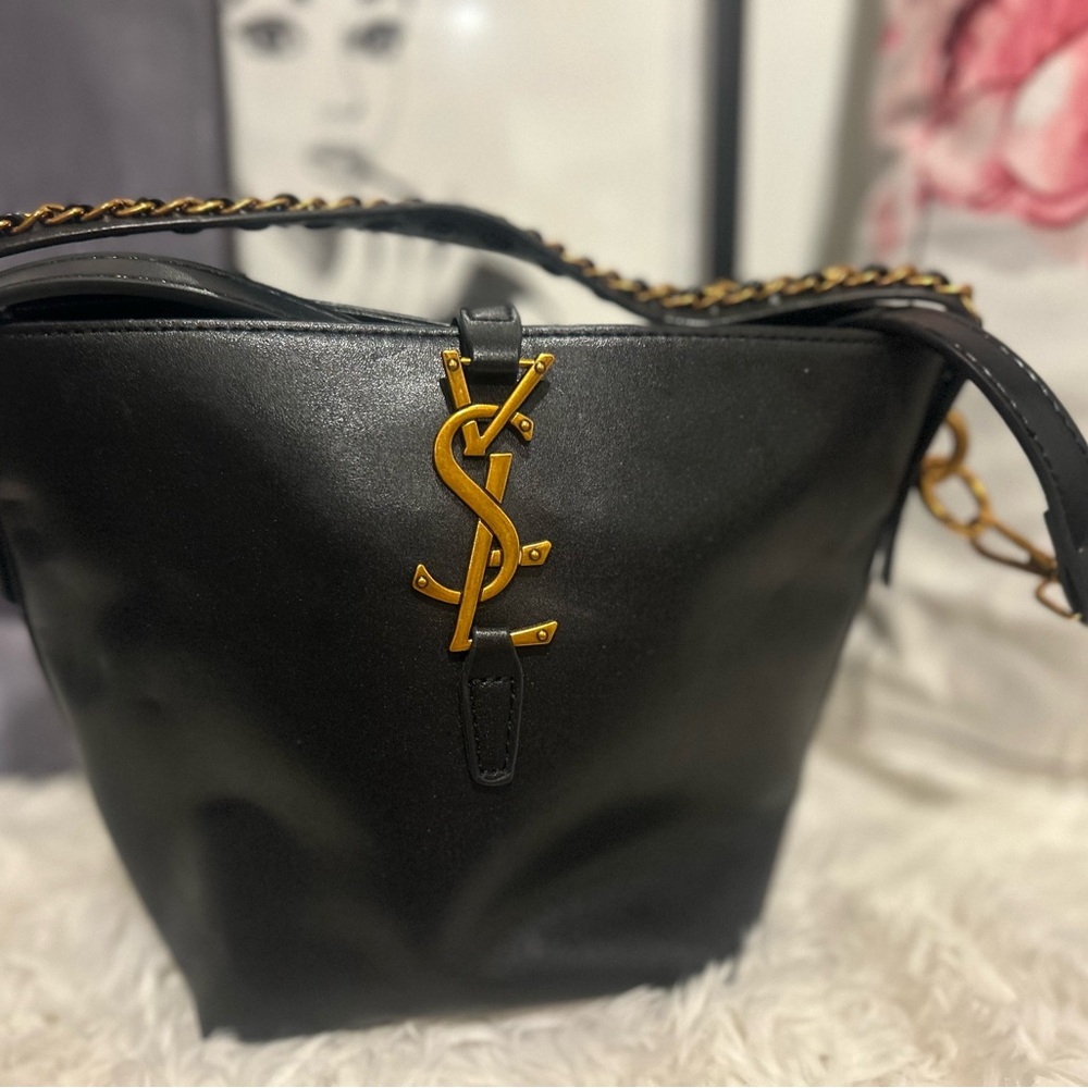 Black Designer Leather Bag